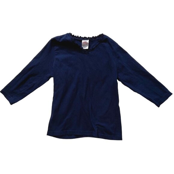 Simply Basic  3/4 sleeves blue top Girls‎ 10/12 - Picture 1 of 3